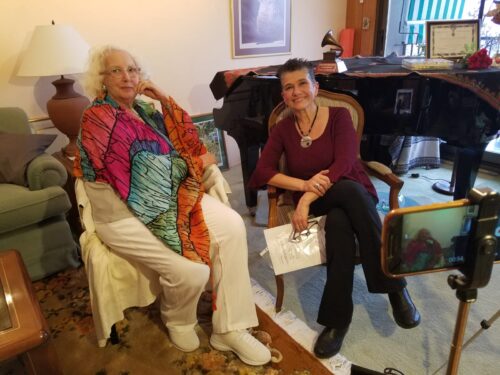 Con Susana Rinaldi