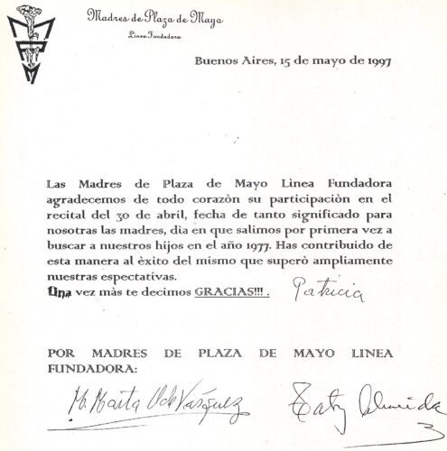 Madres Plaza de Mayo (Línea Fundadora)